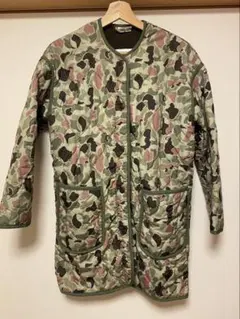 ニコアンド 迷彩柄 キルティングジャケット