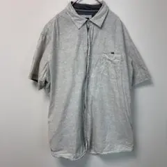 Lee リー 半袖シャツ XL グレー コットン 胸ポケット シンプルのサムネイル