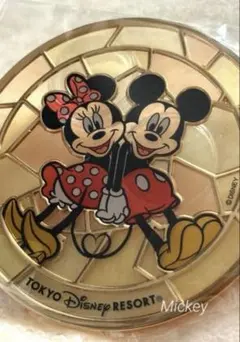 ディズニーリゾート ガラス ステンドグラス コースター ミッキー、ミニー