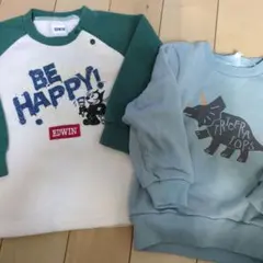EDWIN ベビー トレーナー 2枚セット