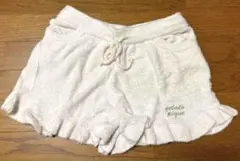 ジェラートピケ gelato pique スムーズィーフリルショートパンツ