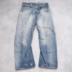 リーバイス エンジニアード ジーンズ W28 00s 青 古着 立体 20859