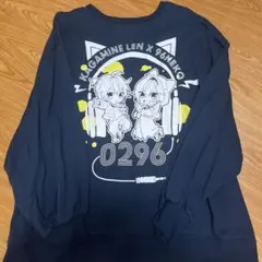 Kagamine Len x 96Neko トレーナー 0296 ネイビー
