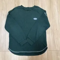 GU ダークグリーン 長袖カットソー