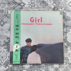 徳永英明　Girl　LP　帯付き　Hideaki Tokunaga　シティポップ
