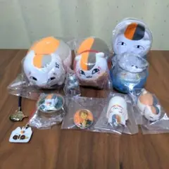 【夏目友人帳】ニャンコ先生　一番くじ　ぬいぐるみ　ストラップ　ガチャ　11点
