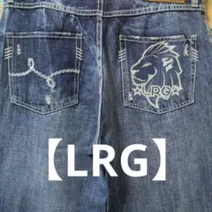 【LRG】ゆったりSIZE W34 デニムパンツ　ダボ　レゲエ　ヒップホップのサムネイル