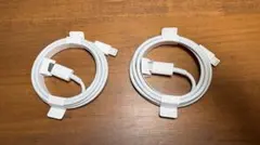 純正品iPhone充電ケーブル新品2本セット