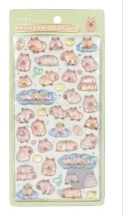 BONBON DROP 動物シール 48枚