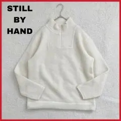 STILL BY HAND 18AW ハーフジップ モックネック ニットのサムネイル