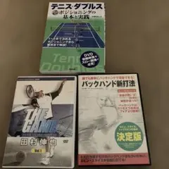 新井流フルスイングテニス塾 ダブルスの実戦サービスレシーブ DVD