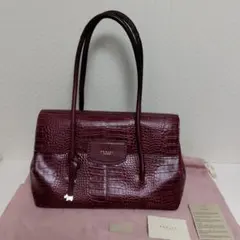 【RADLEY】ラドリーロンドン ショルダーバッグ クロコ型押し レザー