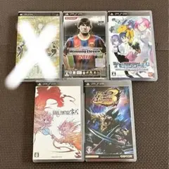 PSP【プレイステーション・ポータブル】ソフト5点セット