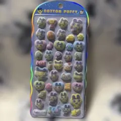 し*ず様 まめっち コットンパフィーシール たまごっち 立体 ふわふわ フロッキのサムネイル