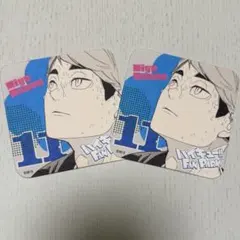 ハイキュー！！ FAN PARK アートコースター 宮治 セット - メルカリ