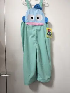 新品　サンリオ ハンギョドン なりきり　サロペット オーバオール つなぎ 100