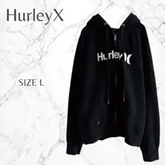 HurleyX メンズライク ストリート ラフ サムホール付き パーカー L
