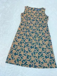 最終価格　美品✨ハムステッド　ヴィンテージ　昭和レトロ　花柄　プリントワンピース