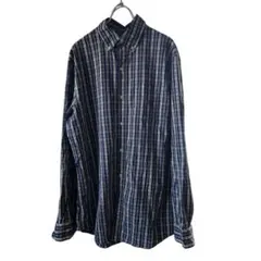 CHAPS 長袖シャツ チェック柄 ボタンダウン