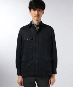 RRICO FORMICOLA テンセル サファリシャツジャケット　イタリア製