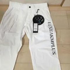 新品 LUXEAKMPLUS ゴルフパンツ サイドロゴストレッチ メンズ Lのサムネイル