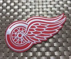 《赤白翼RW》氷魂RedWingsデトロイト・レッドウィングス刺繍ワッペンNHL