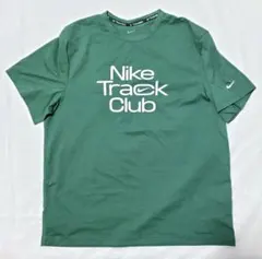 nike ナイキティーシャツ半袖刺繍ロゴスウッシュプリントみどりグリーンスポーツ