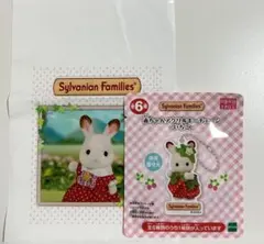 シルバニアファミリー　くじ　赤ちゃんアクリルキーチェーン　しろウサギの赤ちゃん