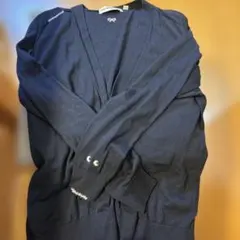 ユニクロ×ANYA HINDMARCH ネイビー ニットカーディガン M