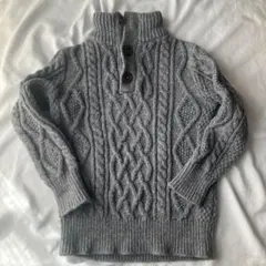 GAP グレー ケーブルニット セーター