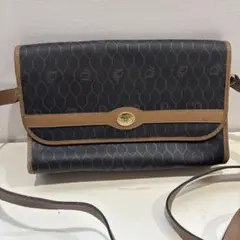 クリスチャンディオール　ショルダーバッグ　ハニカム柄年代物