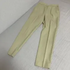 DRESSTERIOR ドレステリア スラックス パンツ 38 黄緑