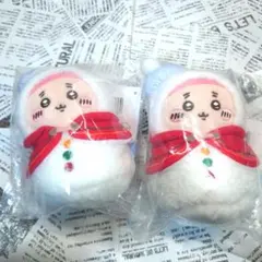 【新品未使用】ちいかわ エニマイくじ Ｅ賞 マスコット 古本屋 カニちゃん 2個