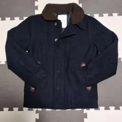 ヒューストン n-1 デッキジャケット ウール 襟ボア