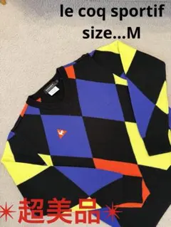 ✴︎超美品✴︎ ルコックスポルティフ メンズ　ニット　M メンズ　ゴルフ　ウェア