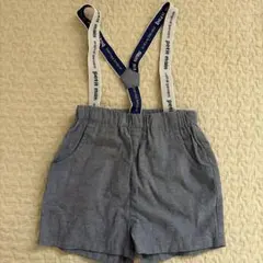 petit main サスペンダー付きショートパンツ 80cm