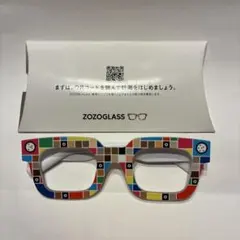 ZOZOGLASS カラフルチェックメガネ