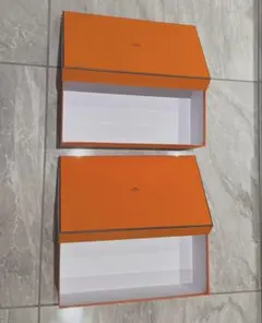 ［新品 匿名配送 送料込み］HERMES 靴 空箱 2つ セット