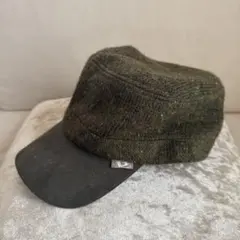 オリーブグリーン ワークキャップ 新品タグ付き