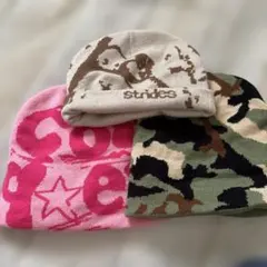 ビーニーy2k 3点セット