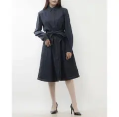 RALPH LAUREN デニムシャツワンピース ベルト付きのサムネイル