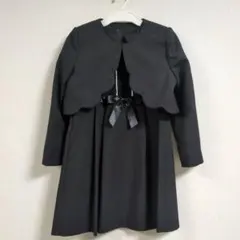 130　ショパンドゥ　冠婚葬祭　ブラックフォーマル　ワンピース　お受験