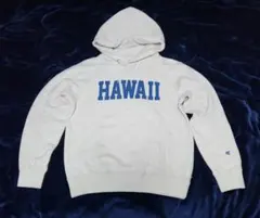 Champion パーカー Hawaii 染み込みプリント アメカジ