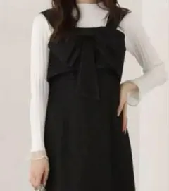 proportion body dressing リボンデニムジャンスカ