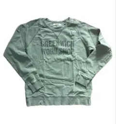 GREENWICH WORK SHOP トレーナー　　緑　Green Lサイズ