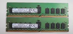 デスクトップPC用SAMSUNGPC4-3200AA32GB( 16GB×2枚) - メルカリ