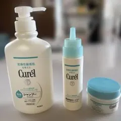 キュレル シャンプー・ヘアクリーム・頭皮保湿ローション のセットのサムネイル