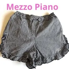 Mezzo Piano フリル付きギンガムチェックショートパンツ 140cm