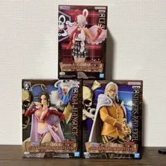 新品未開封 ワンピース フィギュア ×3 DXF ウタ レイリー ハンコック