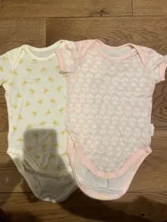 【ユニクロ】 コットンメッシュ ボディスーツ 70x2